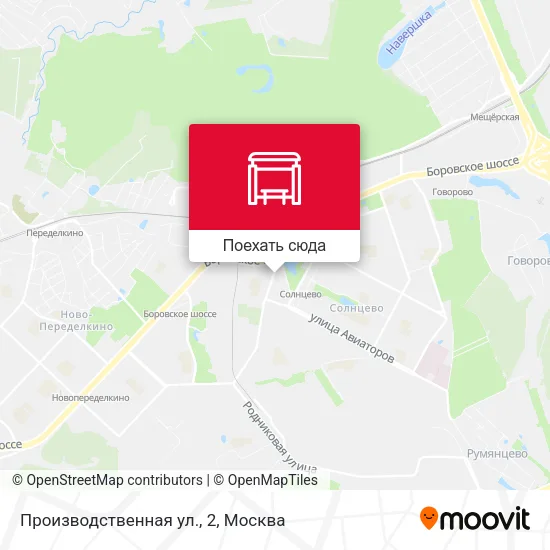 Карта Производственная ул., 2