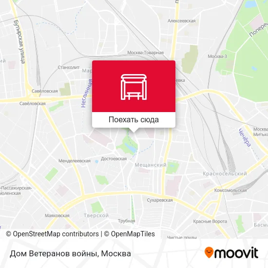Карта Дом Ветеранов войны