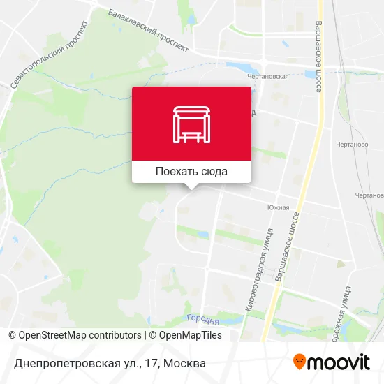 Карта Днепропетровская ул., 17