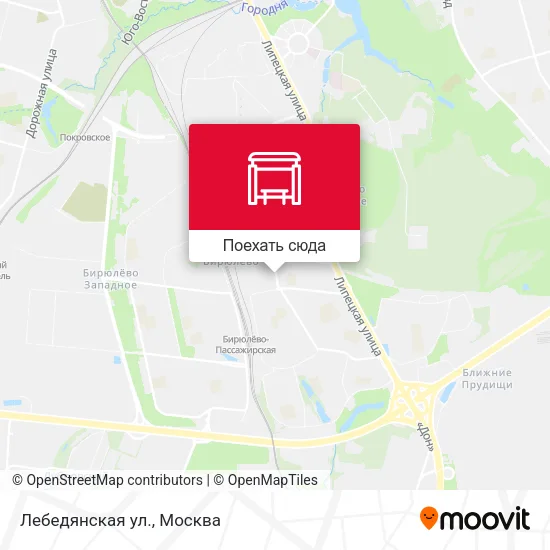 Карта Лебедянская ул.