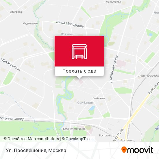 Карта Ул. Просвещения