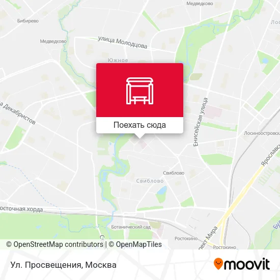 Карта Ул. Просвещения