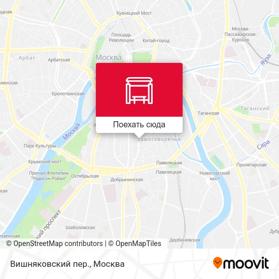 Карта Вишняковский пер.
