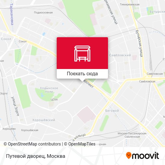 Карта Путевой дворец