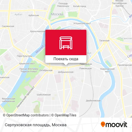 Карта Серпуховская площадь