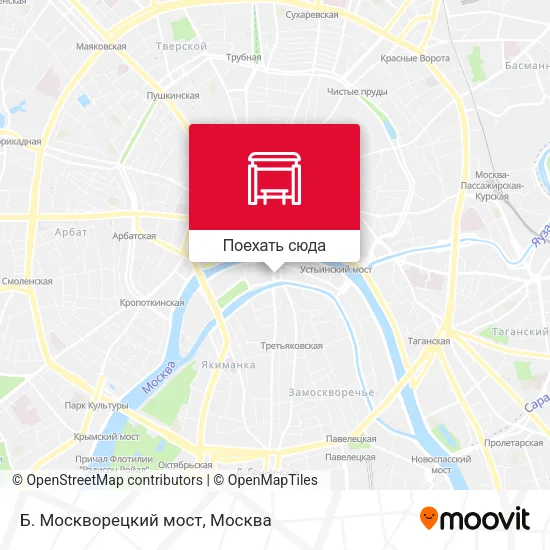 Карта Б. Москворецкий мост