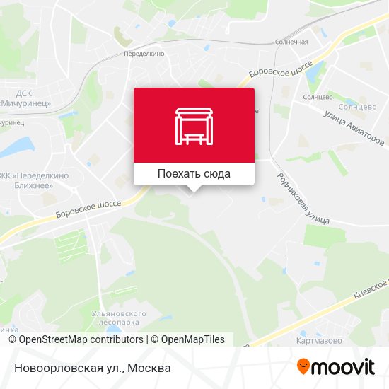 Карта Новоорловская ул.