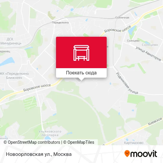 Карта Новоорловская ул.