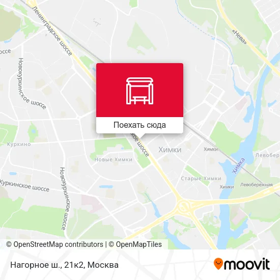 Карта Нагорное ш., 21к2