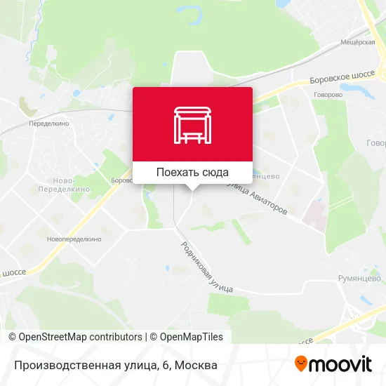 Карта Производственная улица, 6