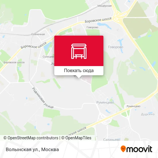 Карта Волынская ул.