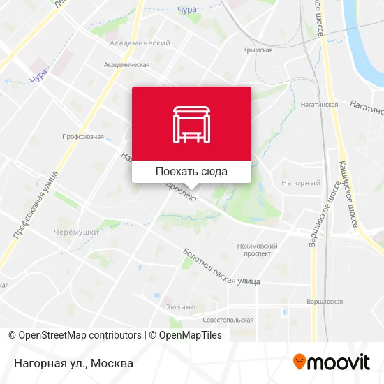 Карта Нагорная ул.