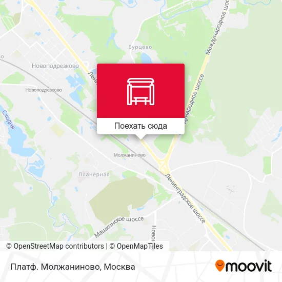 Карта Платф. Молжаниново