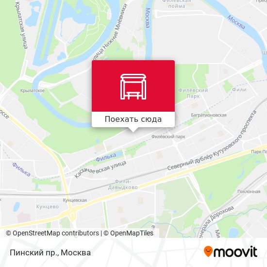 Карта Пинский пр.