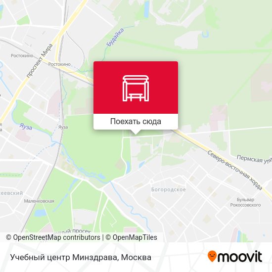 Карта Учебный центр Минздрава