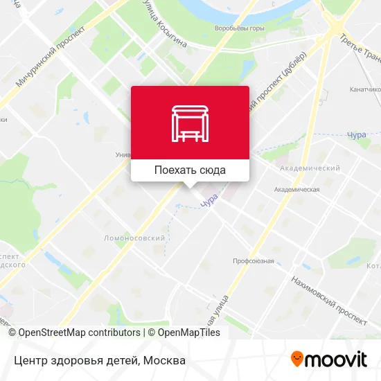 Карта Центр здоровья детей