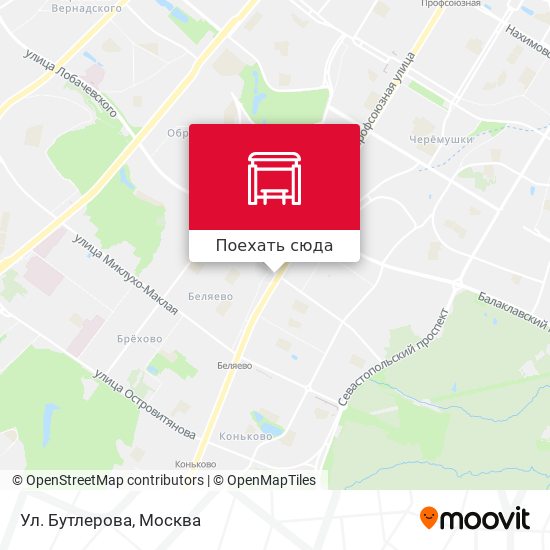 Карта Ул. Бутлерова