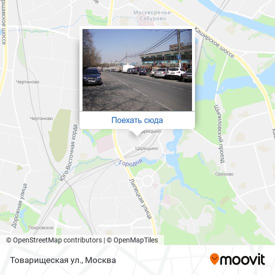 Карта Товарищеская ул.
