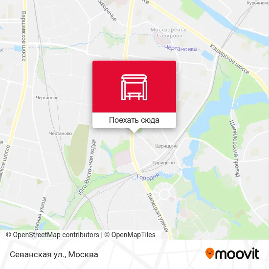 Карта Севанская ул.