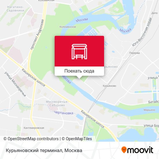 Карта Курьяновский терминал