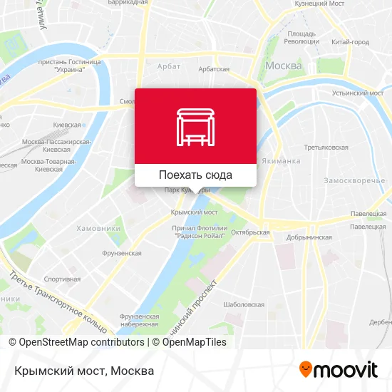 Карта Крымский мост