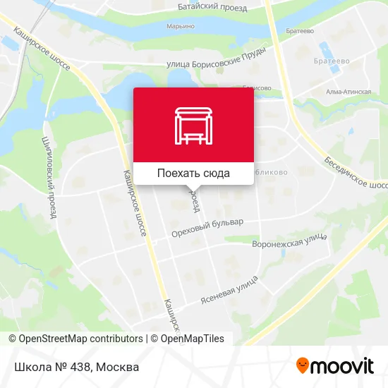 Карта Школа № 438