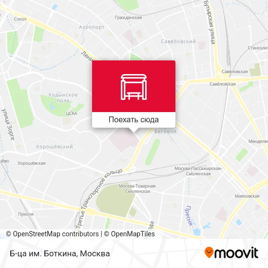 Карта Б-ца им. Боткина