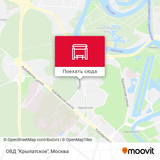 Карта ОВД "Крылатское"