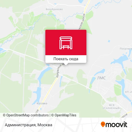 Карта Администрация