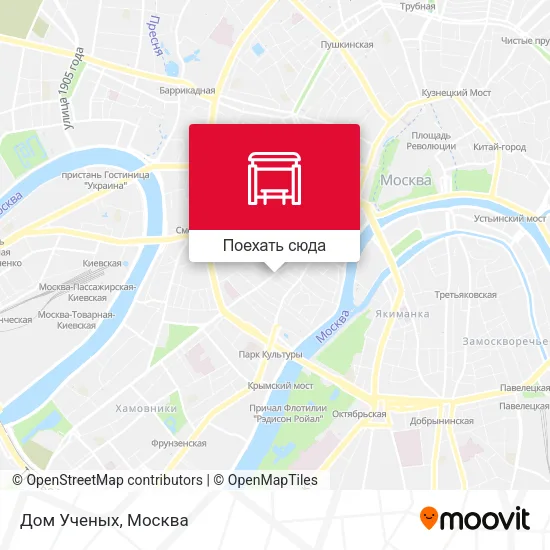 Карта Дом Ученых