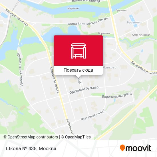 Карта Школа № 438