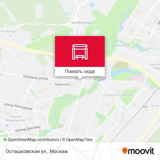 Карта Осташковская ул.