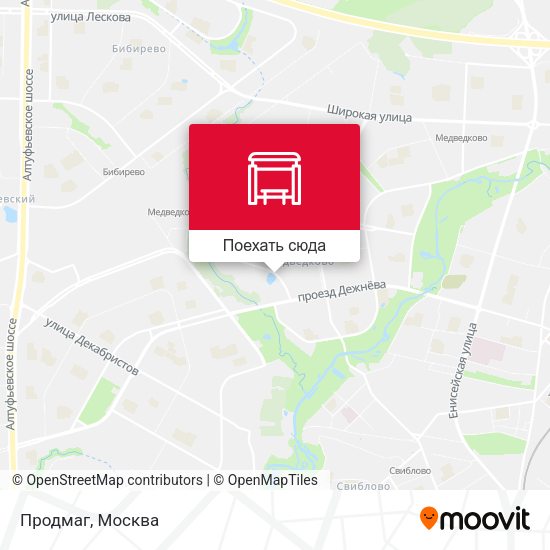 Карта Продмаг