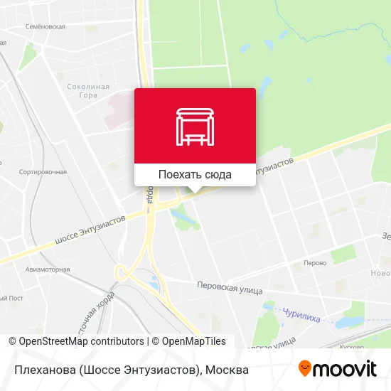 Карта Плеханова (Шоссе Энтузиастов)
