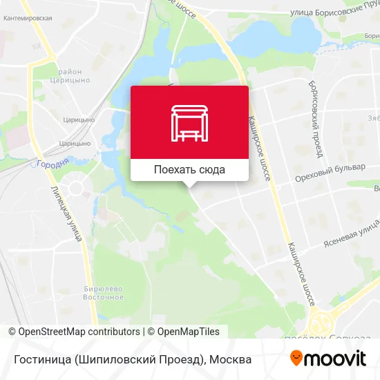 Карта Гостиница (Шипиловский Проезд)