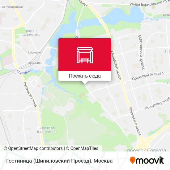 Карта Гостиница (Шипиловский Проезд)