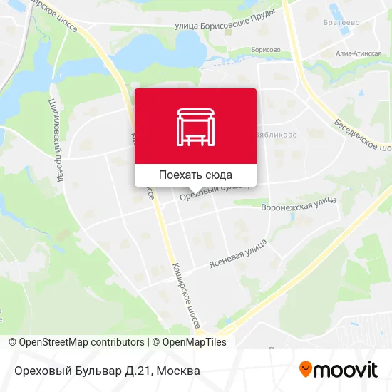 Карта Ореховый Бульвар Д.21