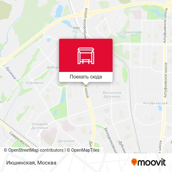 Карта Икшинская