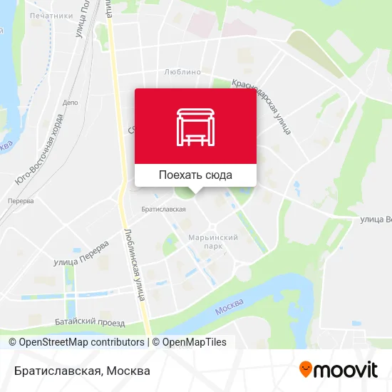 Карта Братиславская