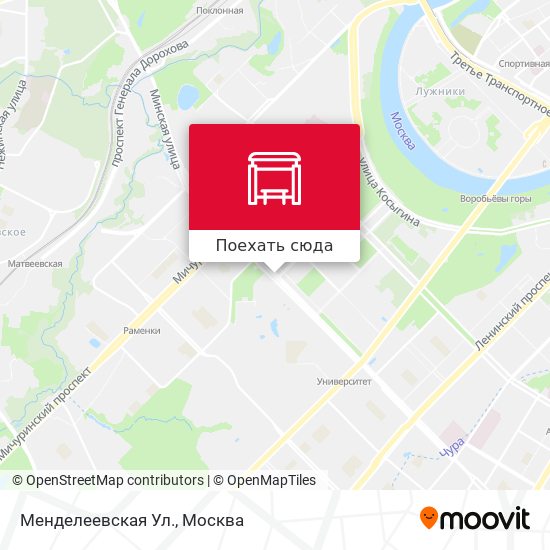 Карта Менделеевская Ул.