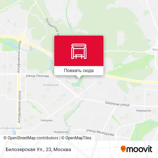 Карта Белозерская Ул., 23