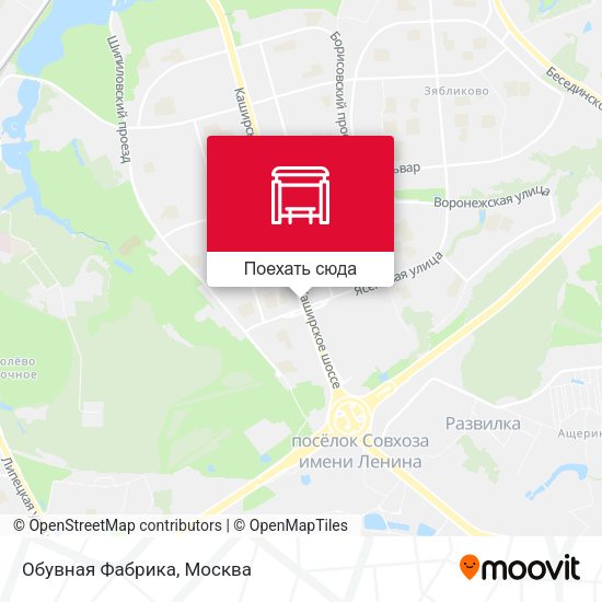 Карта Обувная Фабрика
