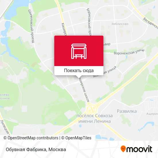 Карта Обувная Фабрика