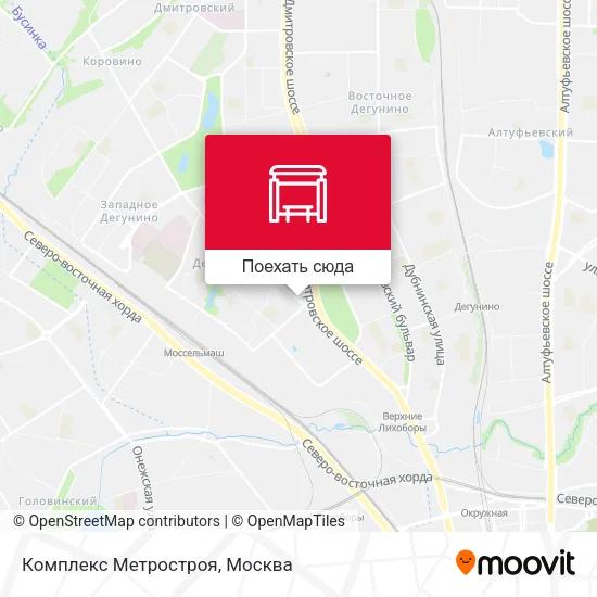 Карта Комплекс Метростроя