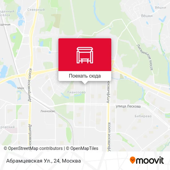 Карта Абрамцевская Ул., 24