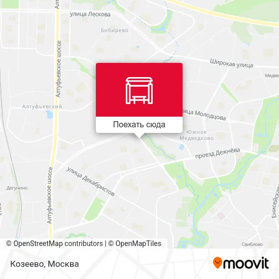 Карта Козеево