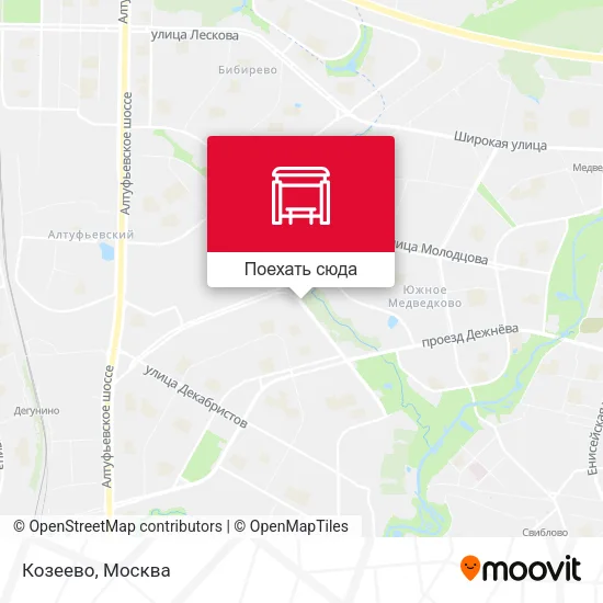 Карта Козеево