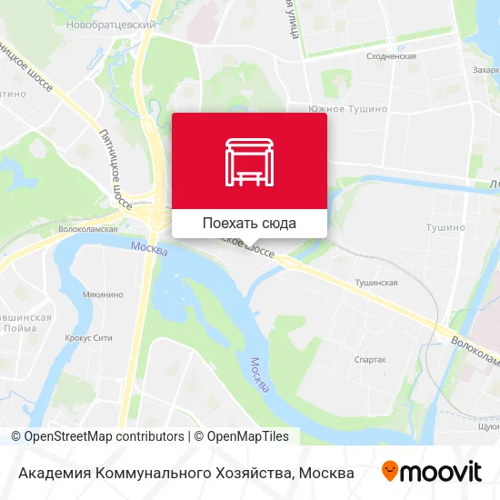 Карта Академия Коммунального Хозяйства