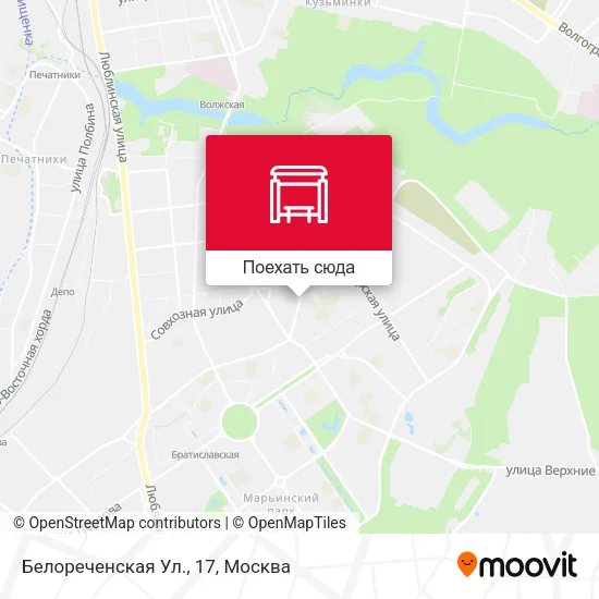 Карта Белореченская Ул., 17