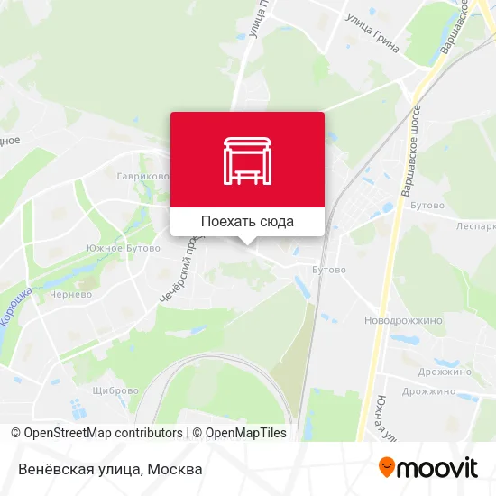 Карта Венёвская улица